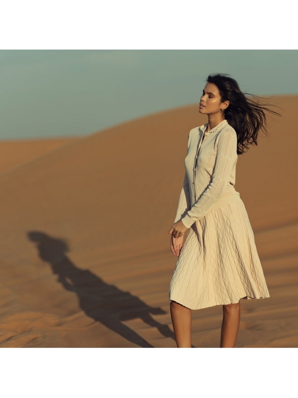 Aleeza Paris Diamond Pattern Skirt